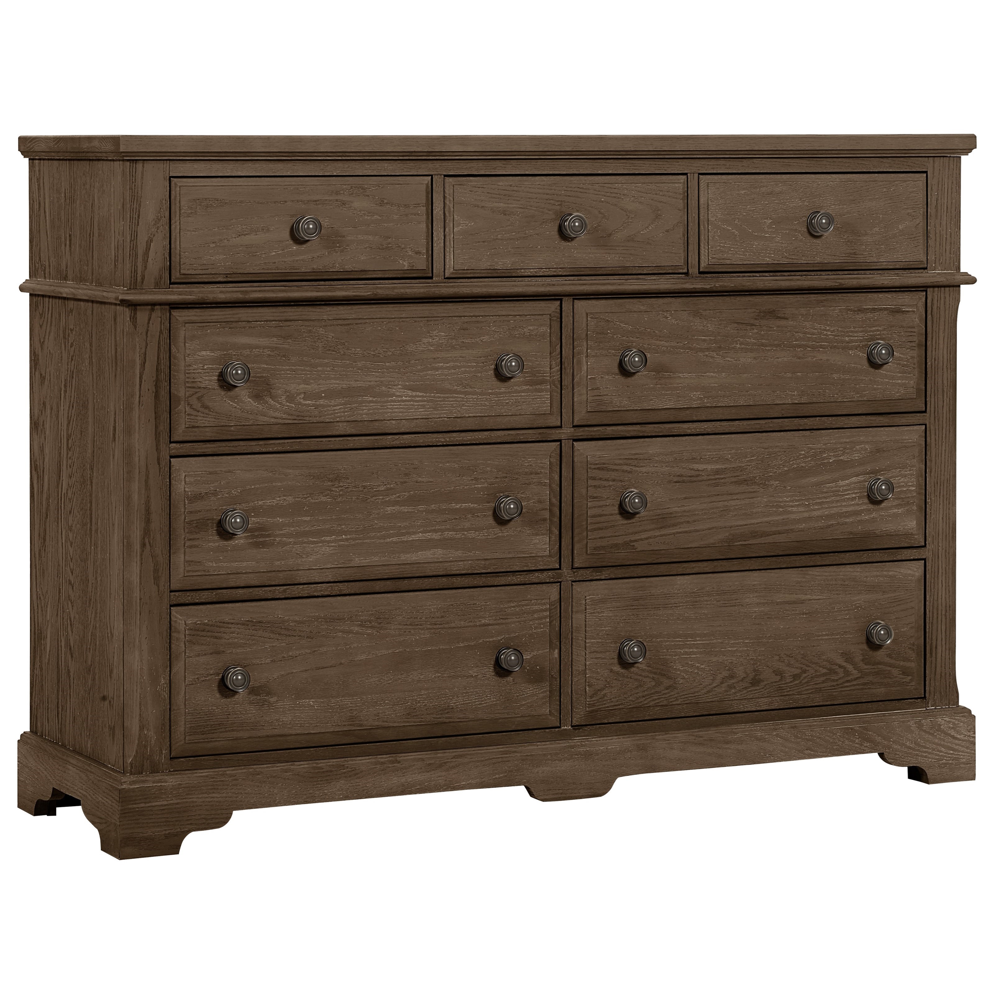 Dresser with outlet soft close drawers